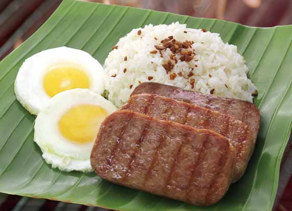 Edmonton Grilled Silog – Grilled Luncheon Meat